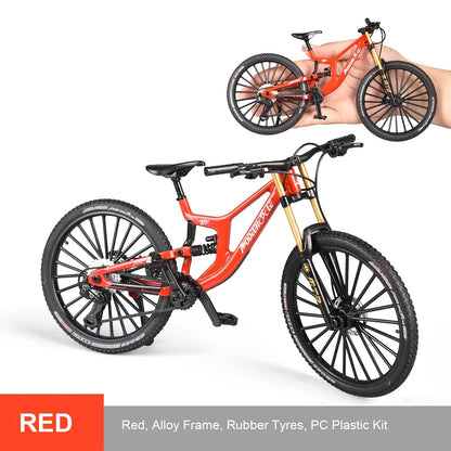 1:8 Alloy Mountain Bike Model with Realistic Gears