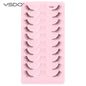 YSDO 5/10 Pairs Natural Soft Black Half Lashes