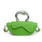Solid PU Shoulder Bag with Hasp Compartment