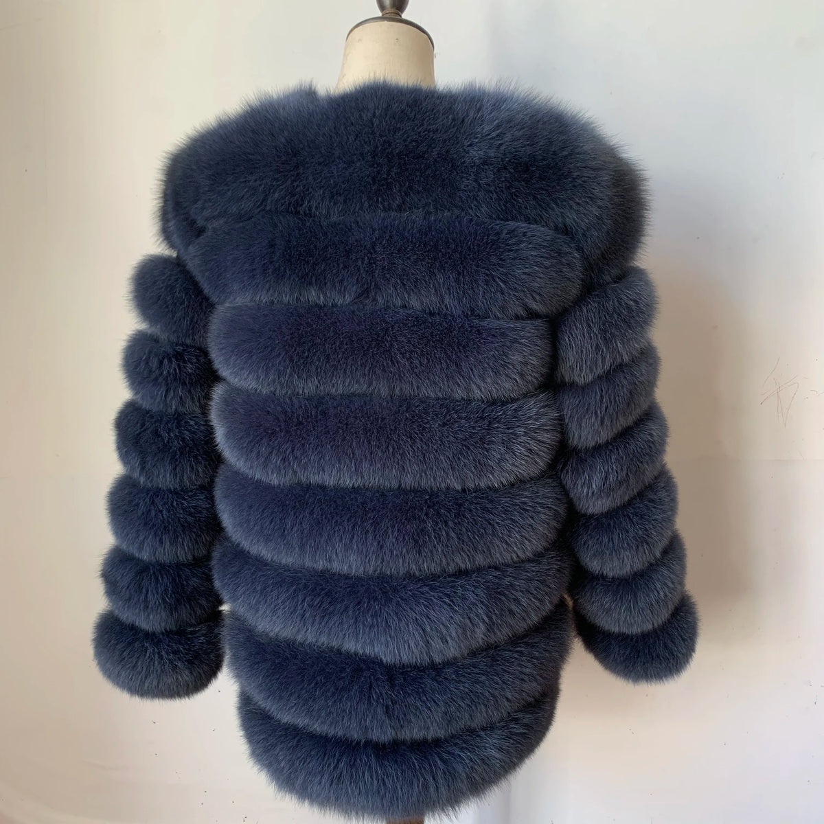 4in1 Real Fox Fur Coat for Women