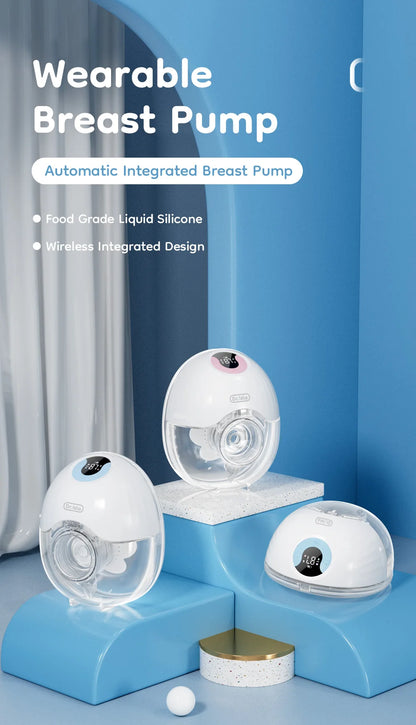 Wearable Electric Breast Pump with LED Display
