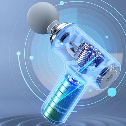 Portable Massage Gun - 4 Heads, 6 Speeds