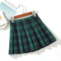 Plaid A-Line Mini Skirt for Women