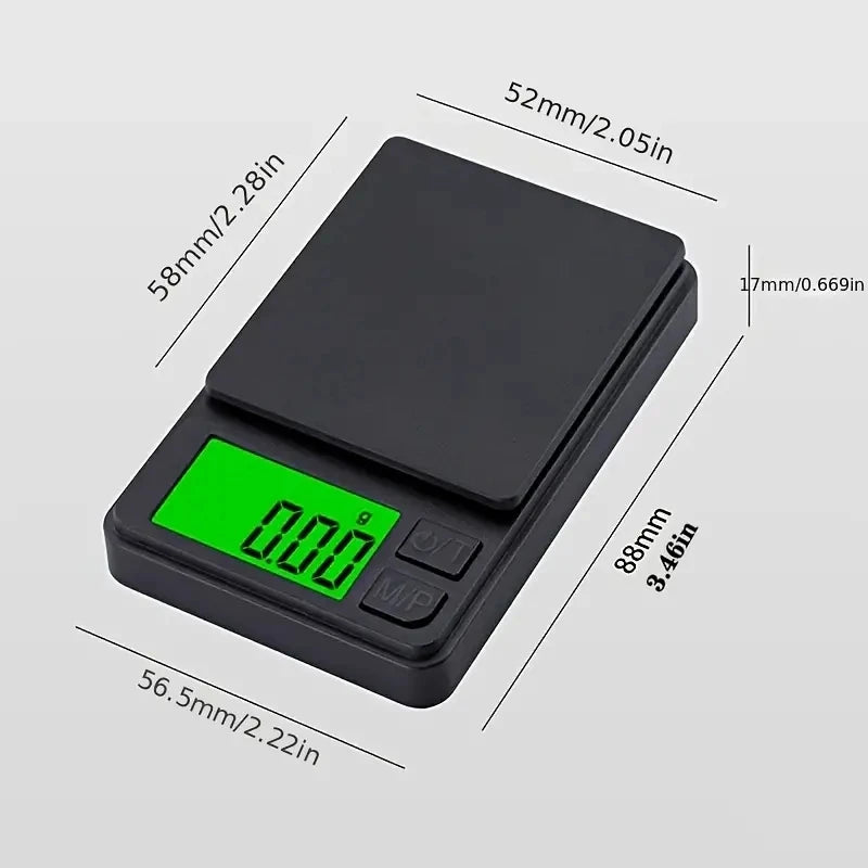 Mini High-Precision LCD Digital Pocket Scale 1kg/500g