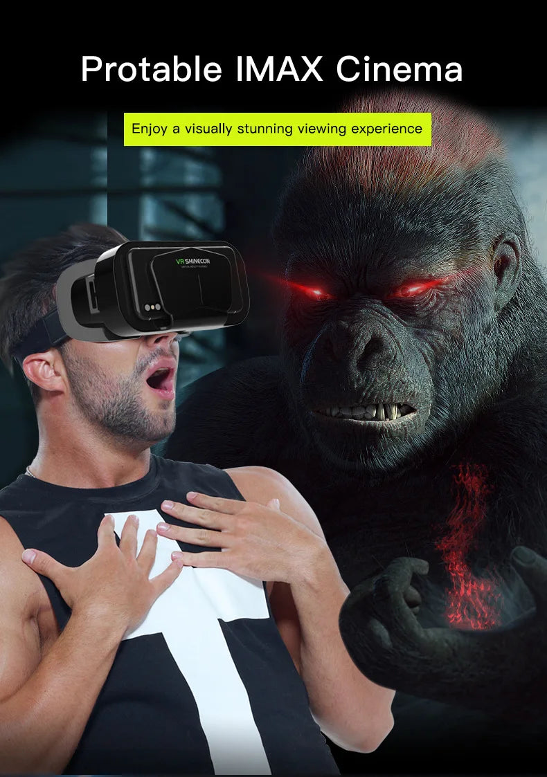 3D Virtual Reality Glasses Headset for Smartphones