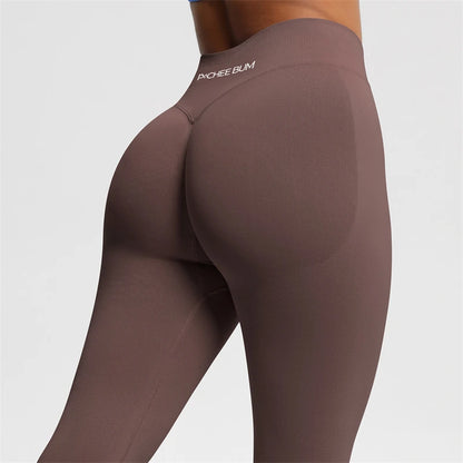 Women Seamless Bum Shaping Leggings Fitness Pants