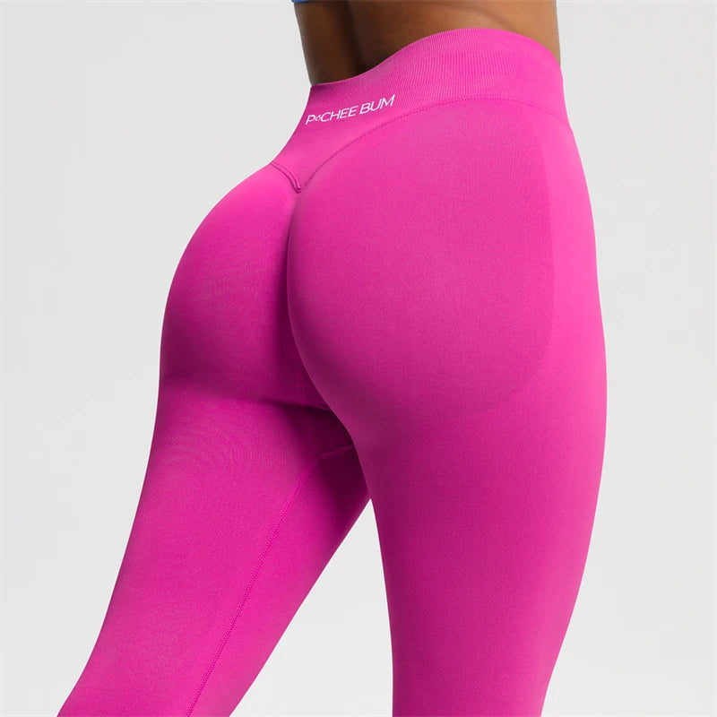Women Seamless Bum Shaping Leggings Fitness Pants