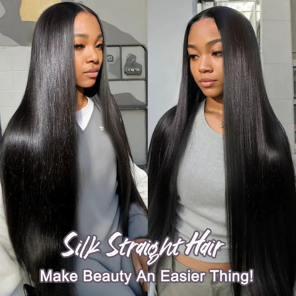 Brazilian Virgin Hair Straight Bundles Natural Black 26 28 30 Inch