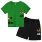 Kids Casual O-neck T-shirt and Pants Set