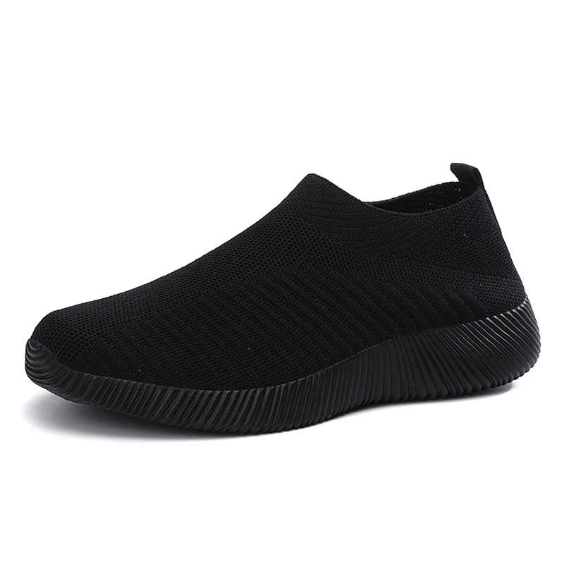 Pink Women Slip On Walking Shoes Lightweight EVA