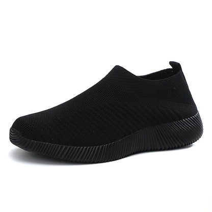 Pink Women Slip On Walking Shoes Lightweight EVA