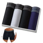 4pcs Cotton Boxer Shorts for Men Soft Underwear Set