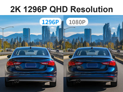 KAWA D5 2K Dash Camera with WiFi and Voice Control
