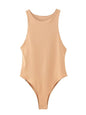 Summer Solid Sexy Bodycon Women Bodysuit Green Slim