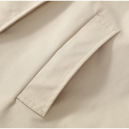 Women's Windproof Trench Coat Loose Fit Overcoat