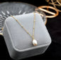 Vintage Textured Stainless Steel Necklace