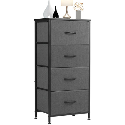 JHK Modern Morocco Dresser with 4 Fabric Drawers