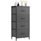 JHK Modern Morocco Dresser with 4 Fabric Drawers
