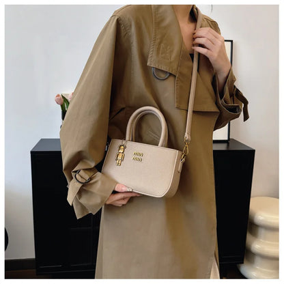 Women's Small Square Nylon Shoulder Bag for Mobile Phone