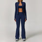 Yoga Suit Sports Set for Women Long Sleeve Athletic Wear