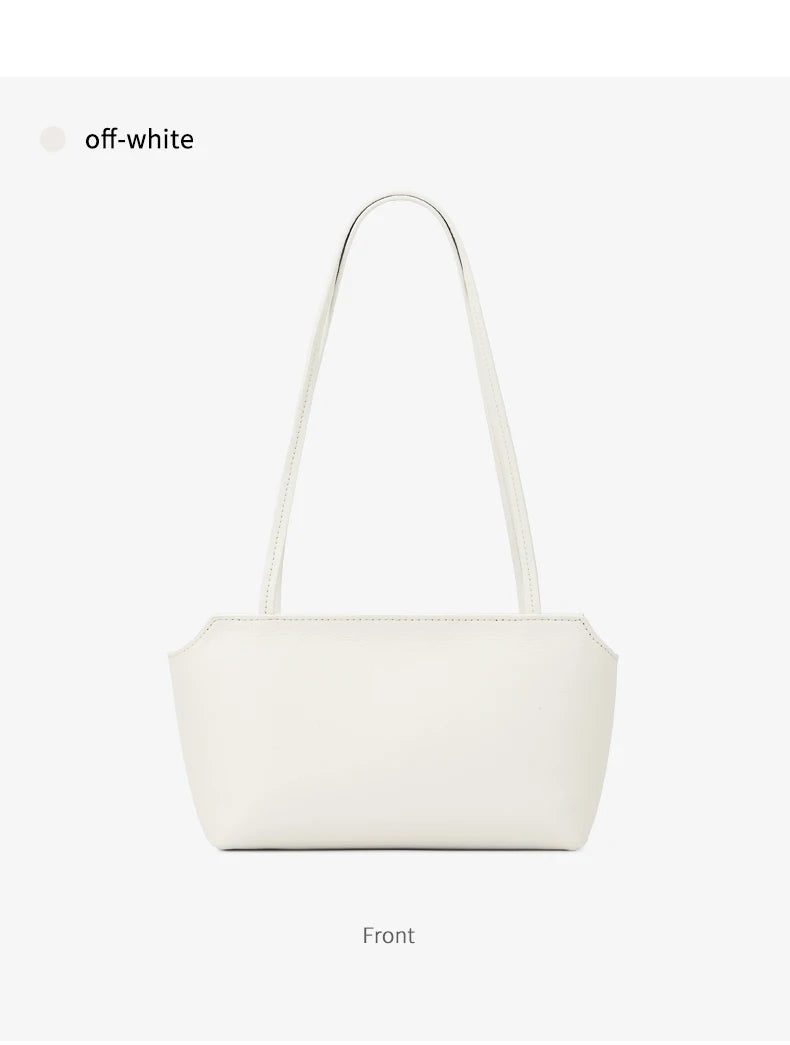Genuine Cowhide Leather Mini Shoulder Tote Bag