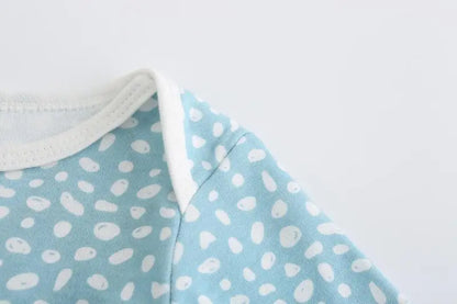 Kiddiezoom 3 Pcs Cotton Long Sleeve Baby Bodysuit