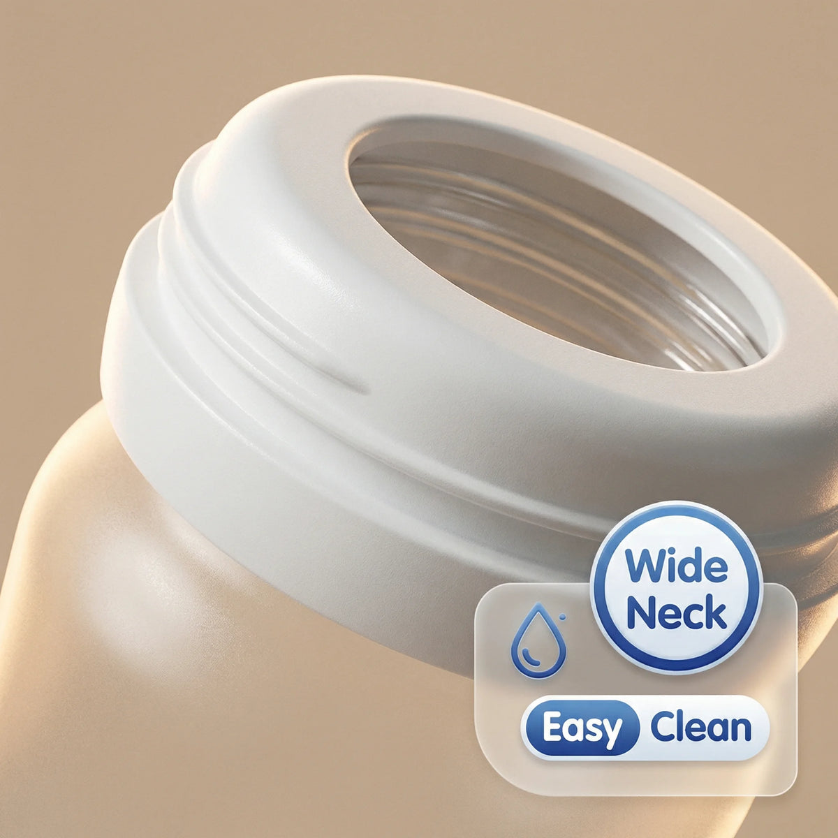 300ML Wide-neck Baby Bottle with Anti-Drop Gravity Ball