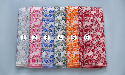 Nigerian Jacquard Brocade Lace Fabric 5 Yards