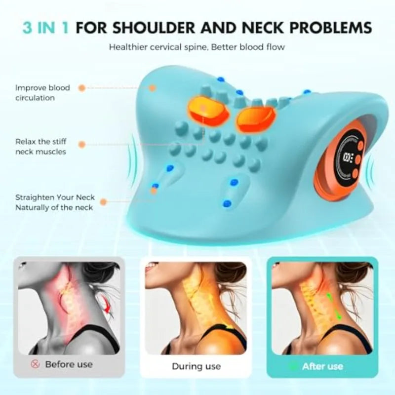 Electric Cervical Traction Massage Pillow