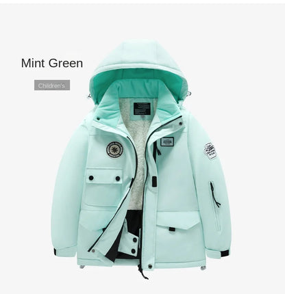 Winter Skiing Suit for Boys and Girls, Waterproof Polyester