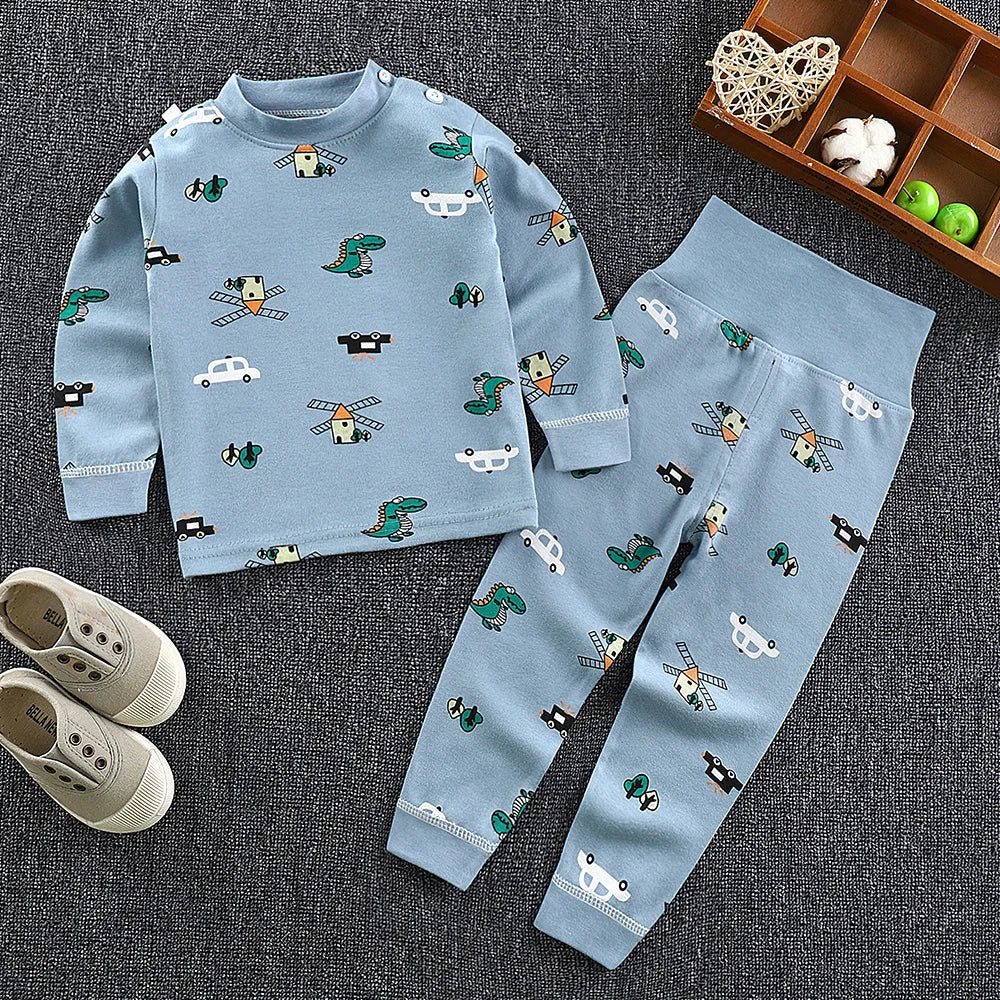 Children's Cotton Pajamas Set for Boys and Girls