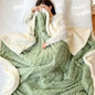 Soft Woolen Blanket, 100% Polyester, Striped Design