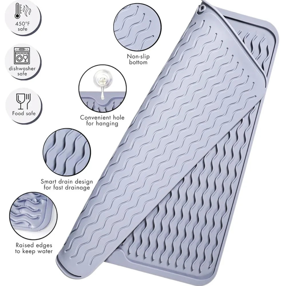 Extra Large Non Slip Silicone Drying Mat