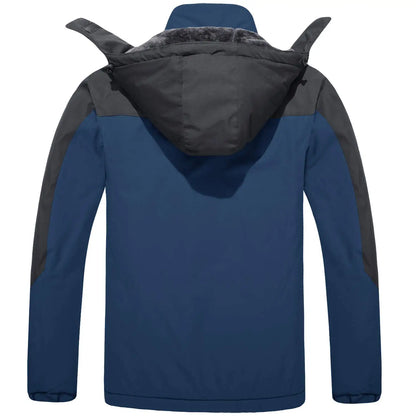 Men's Waterproof Fleece Ski Jacket Parka