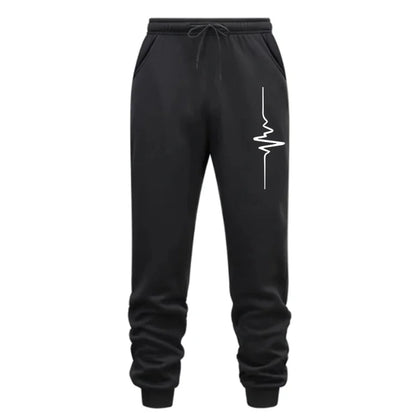 Men's Casual Polyester Tracksuit for Daily Sports