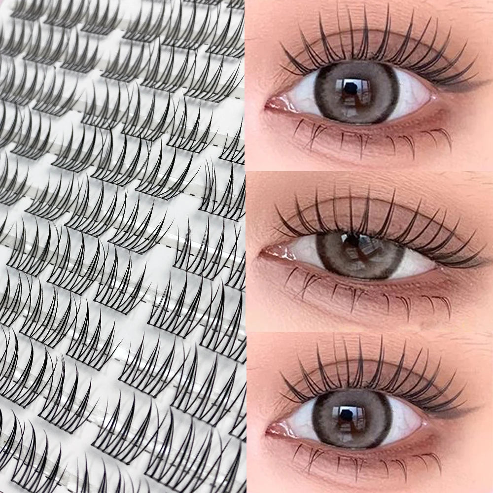 Individual Mink Eyelashes 60 Bundles Cluster Lashes
