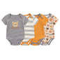 Kiddiezoom Cartoon Baby Bodysuits 100% Cotton 4pcs