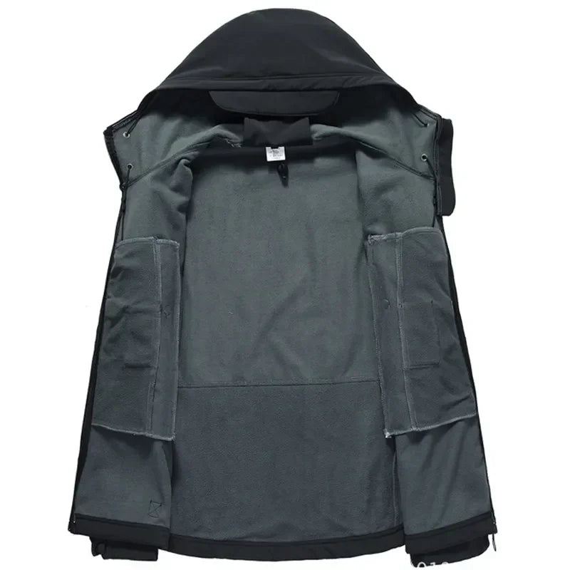 Men's Tactical Windproof Waterproof Soft Shell Jacket