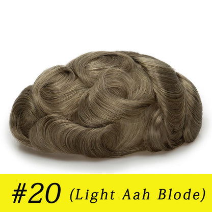 Thin Skin 0.03mm Natural Hair Toupee for Men