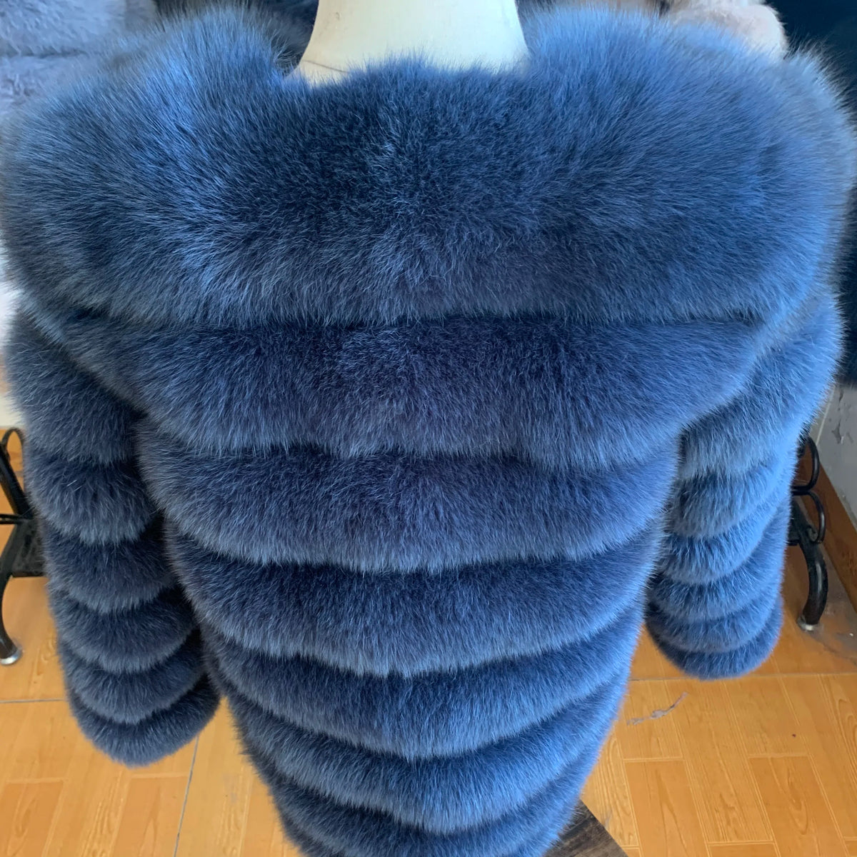 4in1 Real Fox Fur Coat for Women