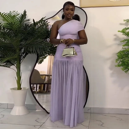 Elegant Off Shoulder Maxi Dress for Women