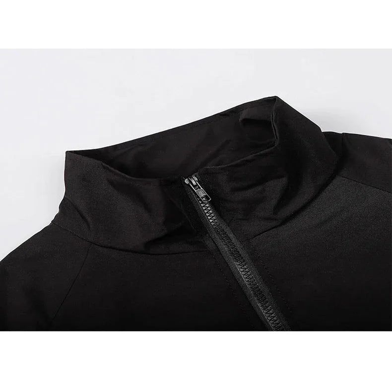 Men's Patchwork Color Block Varsity Jacket