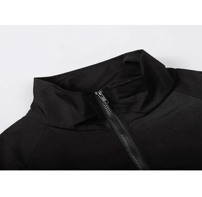 Men's Patchwork Color Block Varsity Jacket