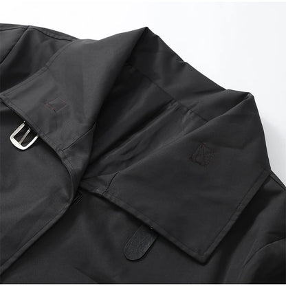Women's Windproof Trench Coat Loose Fit Overcoat
