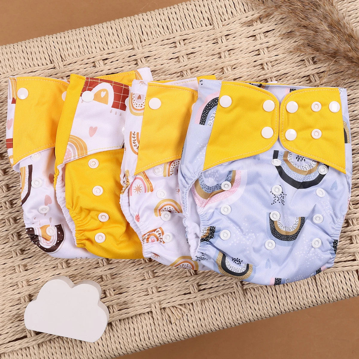 Happyflute Eco-Friendly Cloth Diaper Set for Babies
