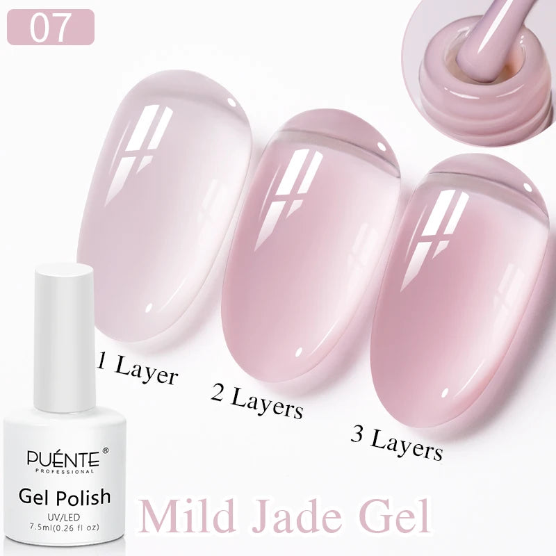 Clear 3D No Wipe Sculpture Gel Nail Polish 15ML