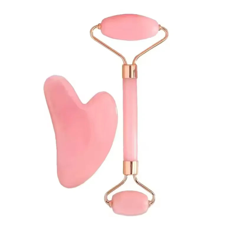 Ice Face Roller Set Gua Sha Satinless Steel Massage Tool