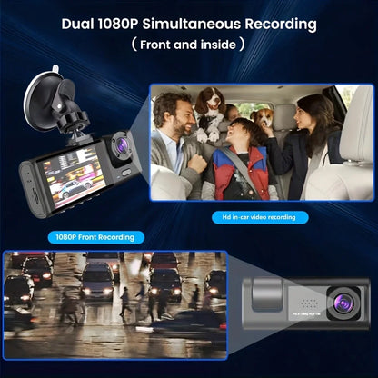 1080P Dash Cam with IR Night Vision and Loop Recording