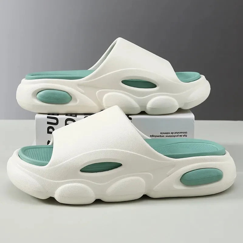 Men's Summer Platform Slides EVA Non-slip Beach Shoes