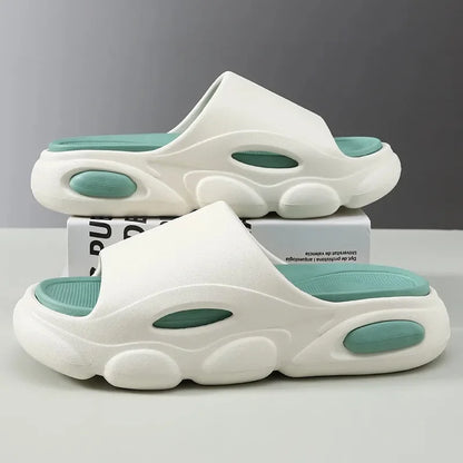 Men's Summer Platform Slides EVA Non-slip Beach Shoes